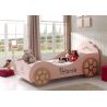 Lit voiture Princesse 90x200 cm rose