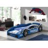 Lit design voiture de police bleu 70x140 cm 