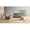 Canapé 3 places 197 cm en tissu CUMULY COMFORT 4051 avec 2 relax électriques de la marque HIMOLLA