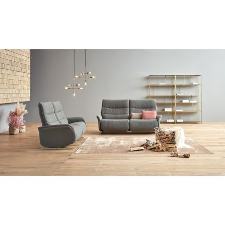 Canapé 3 places fixes 197 cm en tissu CUMULY COMFORT 4051 de la marque HIMOLLA