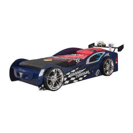 Lit voiture Turismo bleu 90x200 cm 