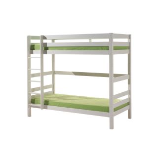 Lit superposé Piny blanc H 180 cm