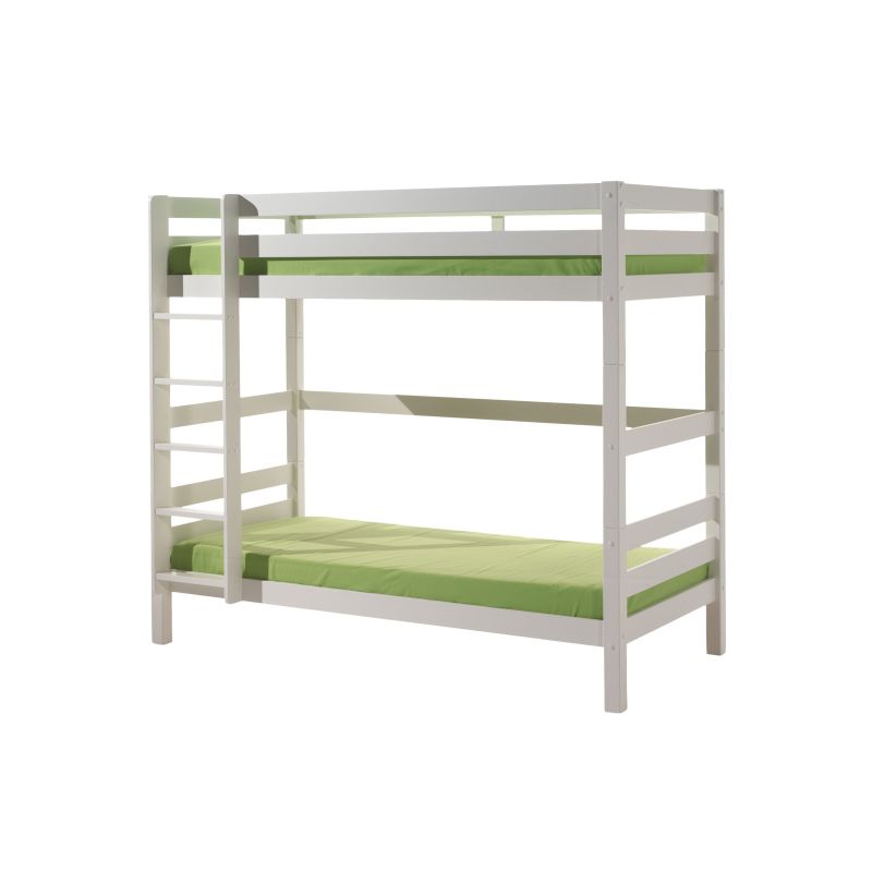 Lit superposé Piny blanc H 180 cm