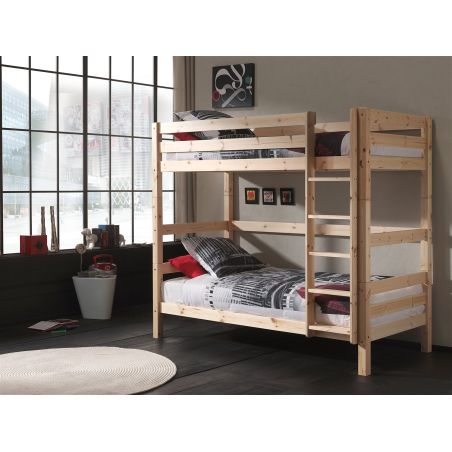 Lit superposé Piny nature H 180 cm