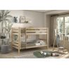 Lit superposé Piny nature H 140 cm