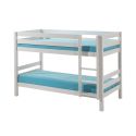 Lit superposé Piny blanc H 140 cm