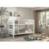 Lit superposé Piny blanc H 140 cm