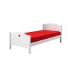 Lit enfant romantique Adora 90x200 cm blanc laqué