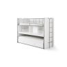 Lit mezzanine Dany blanc H 161 cm