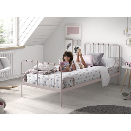 Lit enfant Alicia 90x200 cm rose