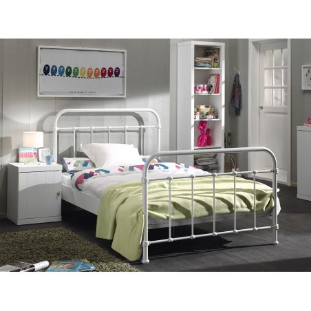Lit enfant Chicago 120x200 cm blanc