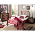 Lit enfant Chicago 90x200 cm rouge