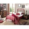 Lit enfant Chicago 90x200 cm rouge