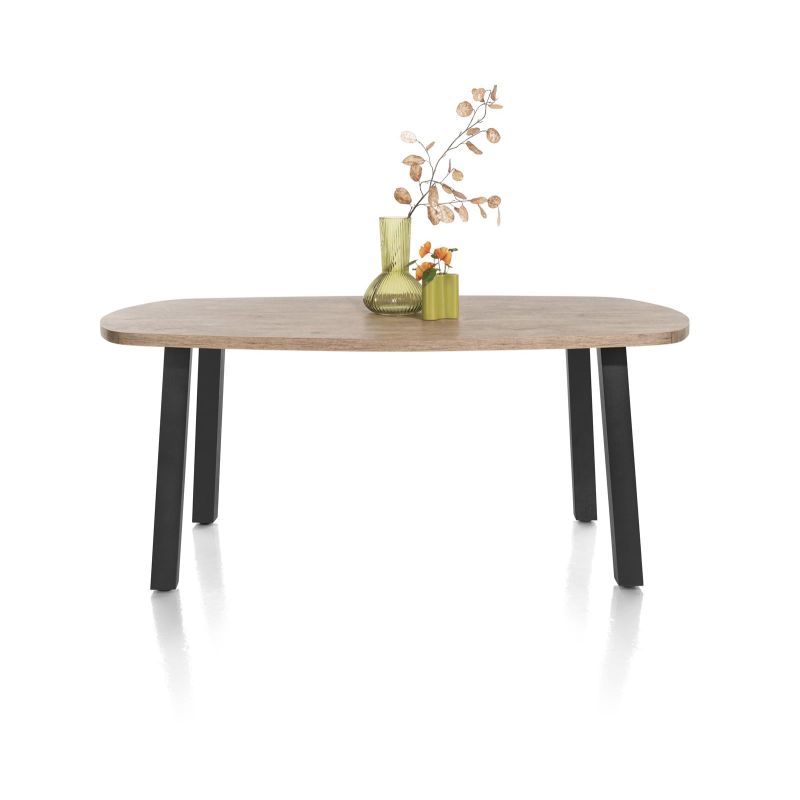 Pavarotti, table 180 x 108 cm - 4 pieds métal - Henders and Hazel