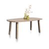 Pavarotti, table 180 x 108 cm - 4 pieds métal avec accents bois - Hendes and Hazel