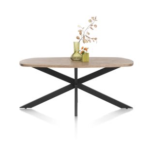 Pavarotti, table 180 x 108 cm - pied central metal - Henders and Hazel