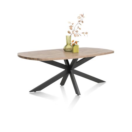 Pavarotti, table 180 x 108 cm - pied central metal - Henders and Hazel