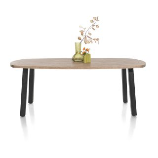 Pavarotti, table 210 x 108 cm - 4 pieds métal - Henders and Hazel