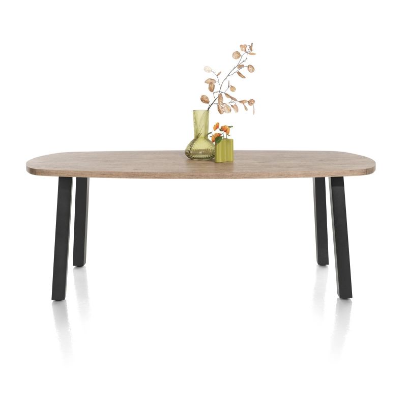 Pavarotti, table 210 x 108 cm - 4 pieds métal - Henders and Hazel