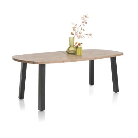 Pavarotti, table 210 x 108 cm - 4 pieds métal - Henders and Hazel