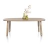 Pavarotti, table 210 x 108 cm - 4 pieds métal avec accents bois - Henders and Hazel