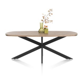 Pavarotti, table 210 x 108 cm - pied central métal - Henders and Hazel