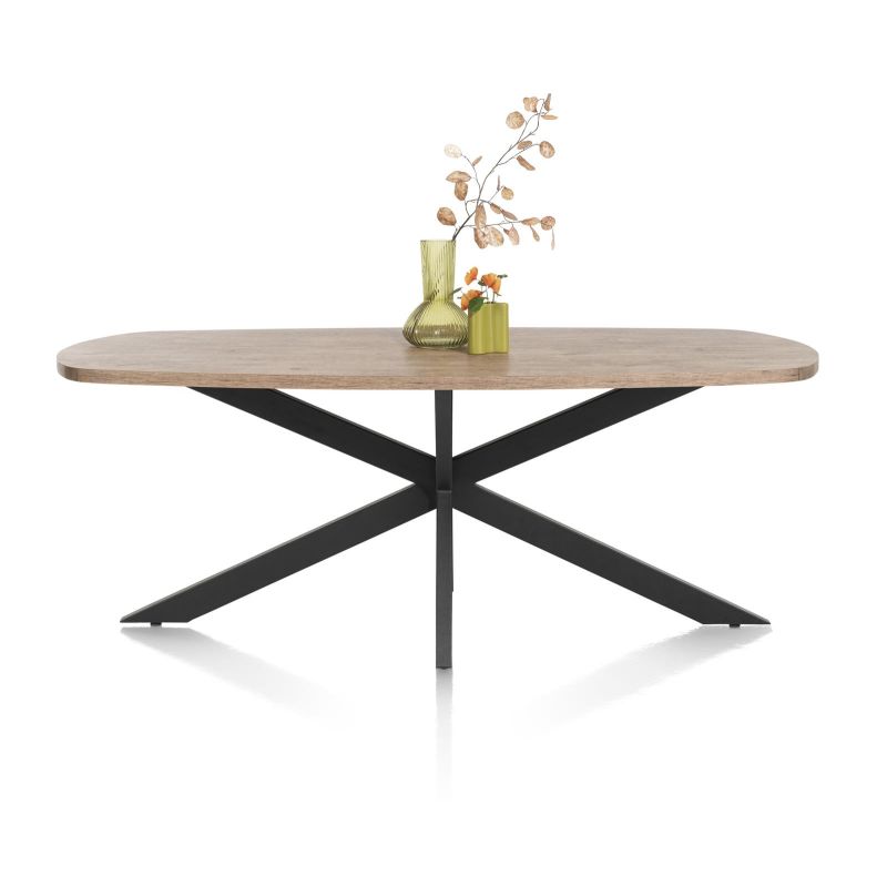 Pavarotti, table 210 x 108 cm - pied central métal - Henders and Hazel