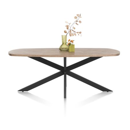 Pavarotti, table 210 x 108 cm - pied central métal - Henders and Hazel