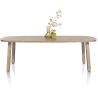 Pavarotti, table 240 x 108 cm - 4 pieds métal avec accents bois - Henders and Hazel