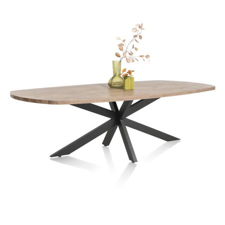 Pavarotti, table 240 x 108 cm - pied central en métal - Henders and Hazel