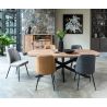 Pavarotti, table 240 x 108 cm - pied central en métal - Henders and Hazel