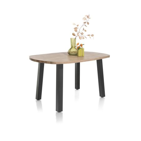 Pavarotti, table 130 x 110 cm - oval - 4 pieds métal - Henders and Hazel