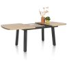 Pavarotti, table à rallonge 160 (+ 50) x 110 cm - 4 pieds métal - Henders and Hazel