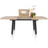 Pavarotti, table à rallonge 160 (+ 50) x 110 cm - 4 pieds métal - Henders and Hazel