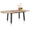 Pavarotti, table à rallonge 160 (+ 50) x 110 cm - 4 pieds métal - Henders and Hazel