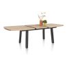 Pavarotti, table à rallonge 190 (+ 60) x 110 cm - 4 pieds métal - Henders and Hazel