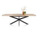 Pavarotti, table à rallonge 190 (+ 60) x 110 cm - pied central métal - Henders and Hazel