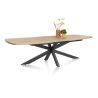 Pavarotti, table à rallonge 190 (+ 60) x 110 cm - pied central métal - Henders and Hazel