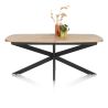Pavarotti, table à rallonge 190 (+ 60) x 110 cm - pied central métal - Henders and Hazel