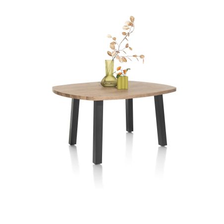 Pavarotti, table de bar 130 x 110 cm (hauteur: 92 cm) - 4 pieds métal - Henders and Hazel