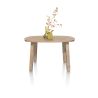 Pavarotti, table de bar 130 x 110 cm (hauteur: 92 cm) - 4 pieds métal avec accents bois - Henders and Hazel