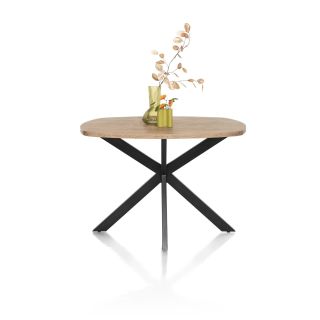Pavarotti, table de bar 130 x 110 cm (hauteur: 92 cm) - pied central métal - Henders and Hazel