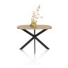 Pavarotti, table de bar 130 x 110 cm (hauteur: 92 cm) - pied central métal - Henders and Hazel