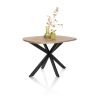 Pavarotti, table de bar 130 x 110 cm (hauteur: 92 cm) - pied central métal - Henders and Hazel