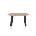 Pavarotti, table de bar 150 x 120 cm (hauteur: 92 cm) - 4 pieds métal - Henders and Hazel