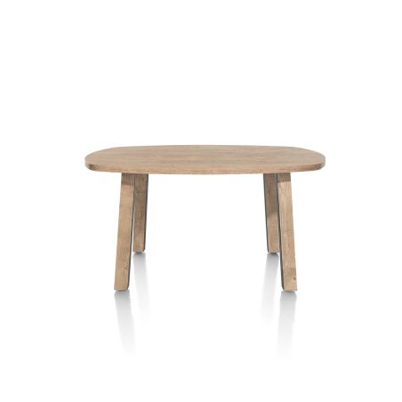 Pavarotti, table de bar 150 x 120 cm (hauteur: 92 cm) - 4 pieds métal avec accents bois - Henders and Hazel