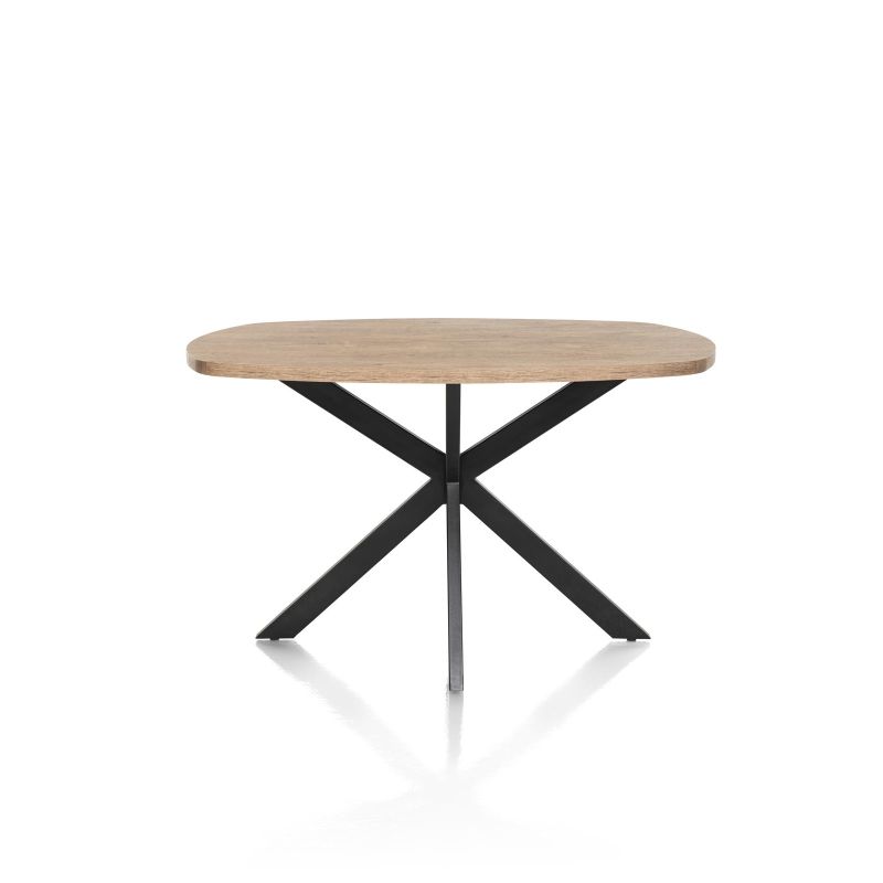 Pavarotti, table de bar 150 x 120 cm (hauteur: 92 cm) - pied central métal - Henders and Hazel