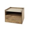 copy ofChevet suspendu NERON en bois de manguier avec 1 tiroir