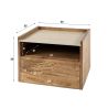 copy ofChevet suspendu NERON en bois de manguier avec 1 tiroir