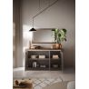 Buffet 3 portes CRONOS BRONZE MERCURE avec LED inclus